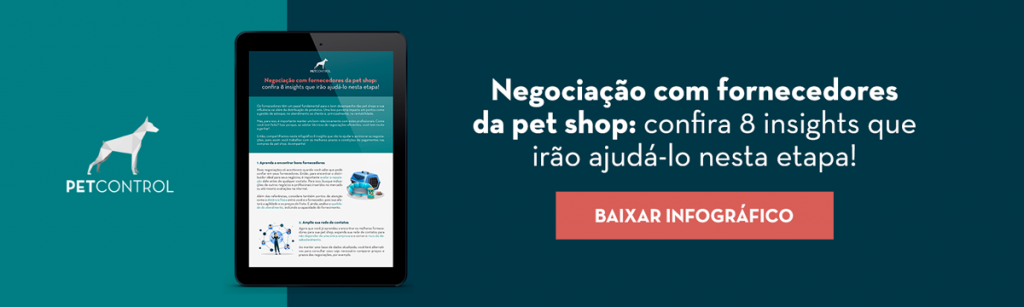negociação com fornecedores pet control